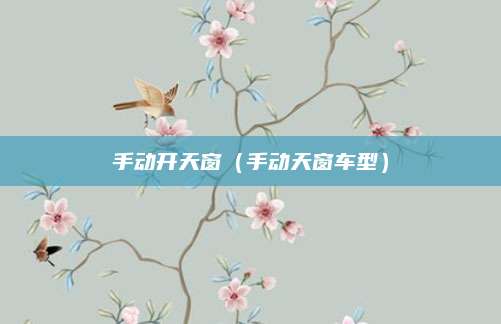 手动开天窗（手动天窗车型）