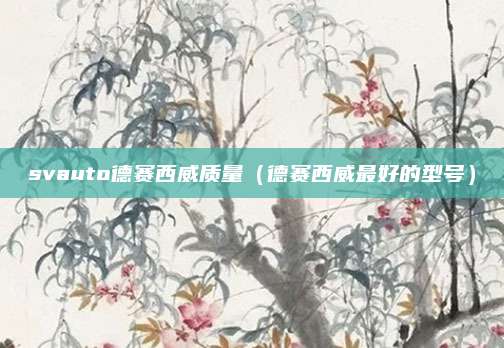 svauto德赛西威质量(德赛西威最好的型号)