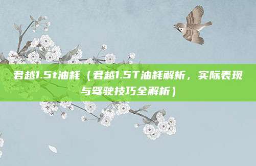 君越1.5t油耗(君越1.5T油耗解析,实际表现与驾驶技巧全解析)