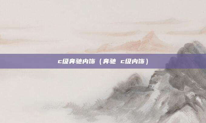 c级奔驰内饰(奔驰 c级内饰)