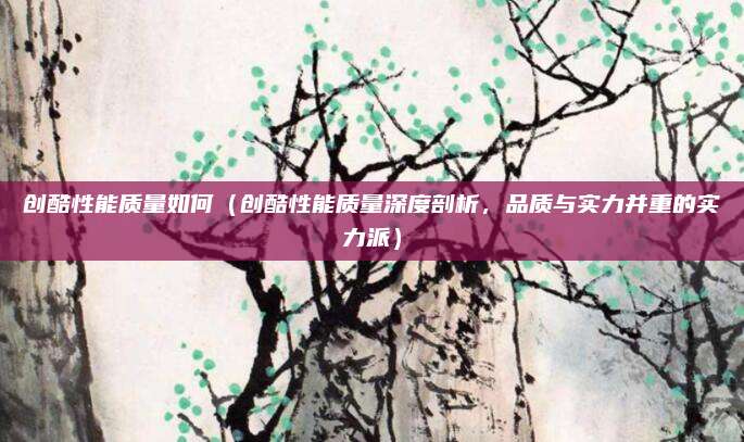 创酷性能质量如何（创酷性能质量深度剖析，品质与实力并重的实力派）
