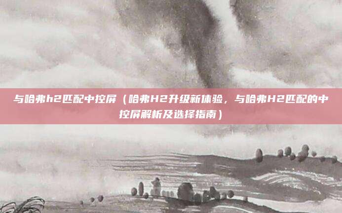 与哈弗h2匹配中控屏（哈弗H2升级新体验，与哈弗H2匹配的中控屏解析及选择指南）