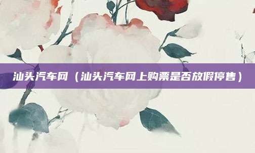 汕头汽车网（汕头汽车网上购票是否放假停售）
