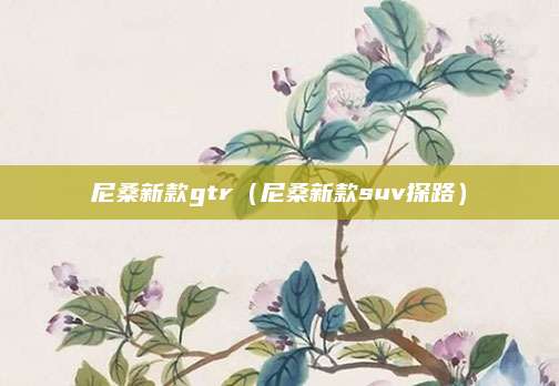 尼桑新款gtr(尼桑新款suv探路)