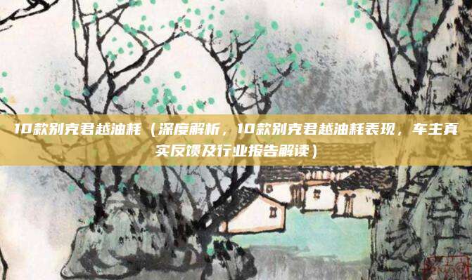 10款别克君越油耗(深度解析,10款别克君越油耗表现,车主真实反馈及行业报告解读)