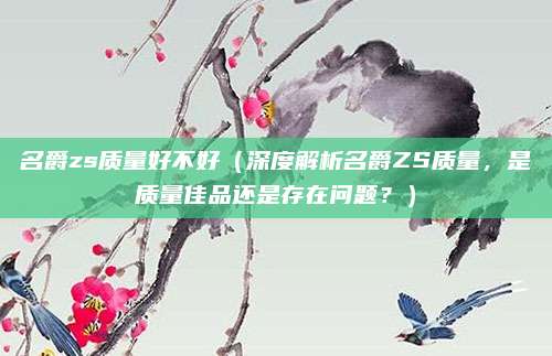 名爵zs质量好不好（深度解析名爵ZS质量，是质量佳品还是存在问题？）