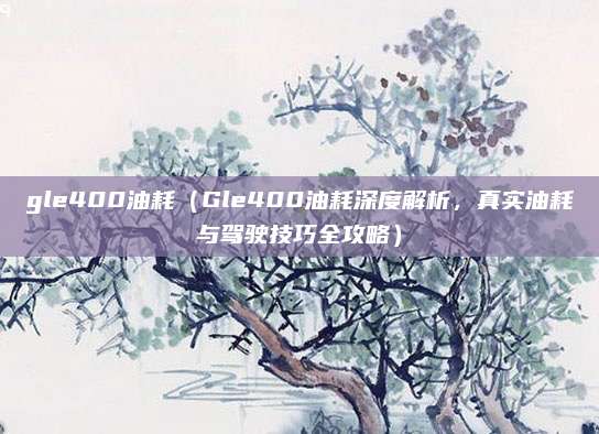 gle400油耗（Gle400油耗深度解析，真实油耗与驾驶技巧全攻略）