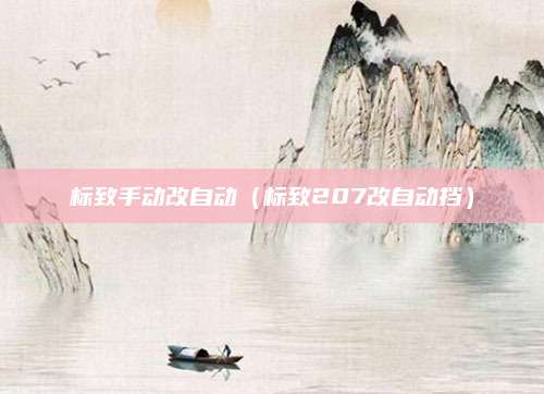 标致手动改自动(标致207改自动挡)