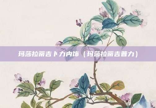 玛莎拉蒂吉卜力内饰(玛莎拉蒂吉普力)