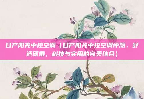 日产阳光中控空调(日产阳光中控空调评测,舒适驾乘,科技与实用的完美结合)