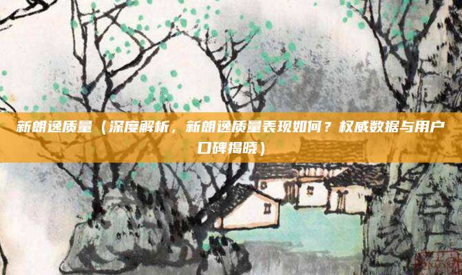 新朗逸质量(深度解析,新朗逸质量表现如何?权威数据与用户口碑揭晓)