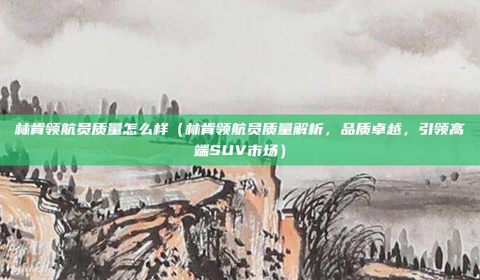 林肯领航员质量怎么样(林肯领航员质量解析,品质卓越,引领高端SUV市场)