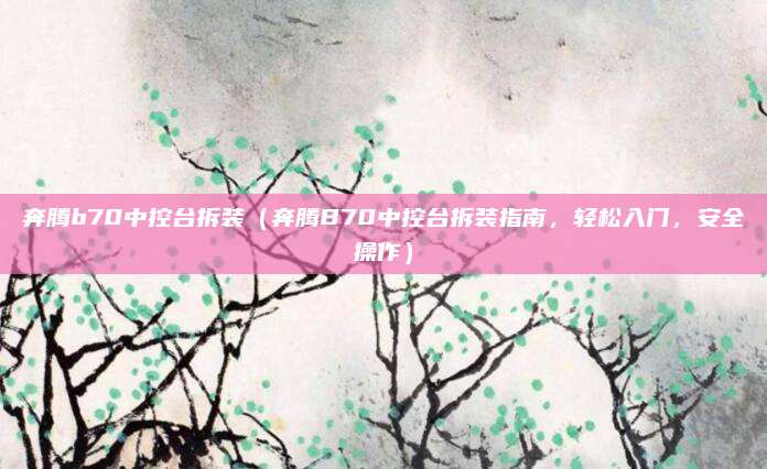 奔腾b70中控台拆装(奔腾B70中控台拆装指南,轻松入门,安全操作)