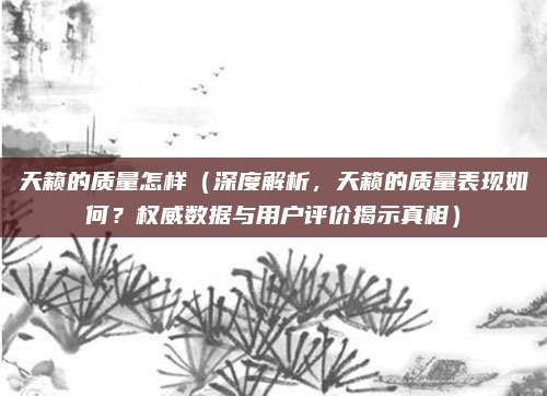 天籁的质量怎样（深度解析，天籁的质量表现如何？权威数据与用户评价揭示真相）