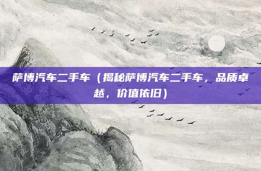 萨博汽车二手车(揭秘萨博汽车二手车,品质卓越,价值依旧)