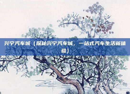 兴宁汽车城（探秘兴宁汽车城，一站式汽车生活新体验）