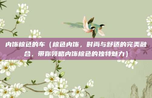 内饰棕色的车（棕色内饰，时尚与舒适的完美融合，带你领略内饰棕色的独特魅力）