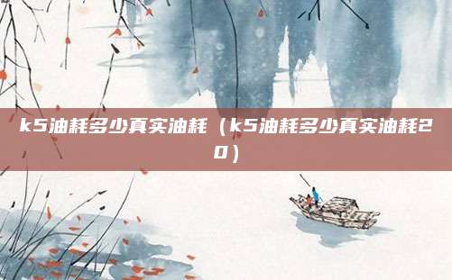 k5油耗多少真实油耗（k5油耗多少真实油耗20）