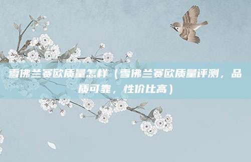 雪佛兰赛欧质量怎样(雪佛兰赛欧质量评测,品质可靠,性价比高)