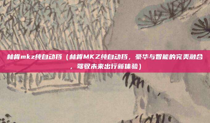 林肯mkz纯自动挡(林肯MKZ纯自动挡,豪华与智能的完美融合,驾驭未来出行新体验)