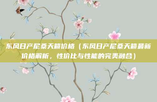 东风日产尼桑天籁价格(东风日产尼桑天籁最新价格解析,性价比与性能的完美融合)