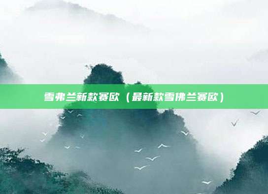 雪弗兰新款赛欧(最新款雪佛兰赛欧)