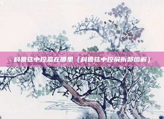 科鲁兹中控盒在哪里(科鲁兹中控屏拆卸图解)