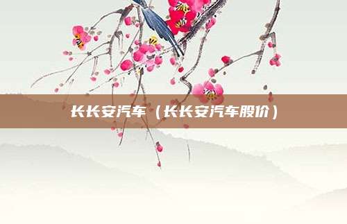长长安汽车(长长安汽车股价)