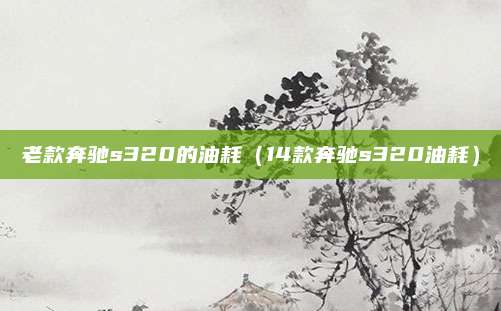 老款奔驰s320的油耗(14款奔驰s320油耗)