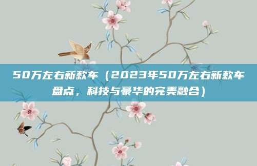 50万左右新款车(2023年50万左右新款车盘点,科技与豪华的完美融合)