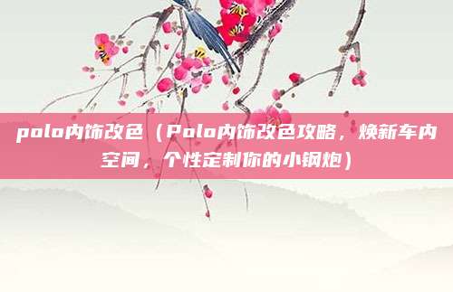 polo内饰改色(Polo内饰改色攻略,焕新车内空间,个性定制你的小钢炮)