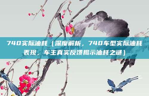 740实际油耗(深度解析,740车型实际油耗表现,车主真实反馈揭示油耗之谜)