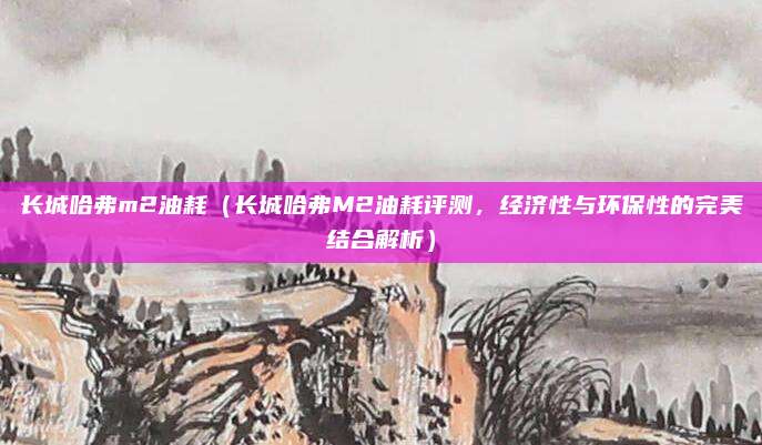 长城哈弗m2油耗(长城哈弗M2油耗评测,经济性与环保性的完美结合解析)