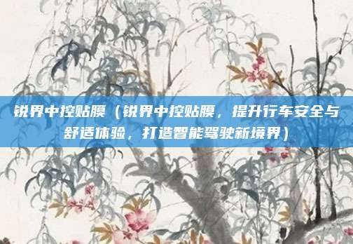锐界中控贴膜(锐界中控贴膜,提升行车安全与舒适体验,打造智能驾驶新境界)