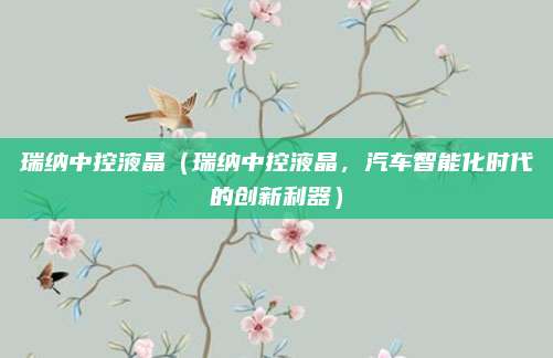 瑞纳中控液晶（瑞纳中控液晶，汽车智能化时代的创新利器）