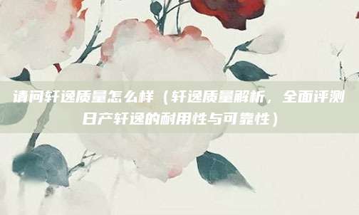 请问轩逸质量怎么样(轩逸质量解析,全面评测日产轩逸的耐用性与可靠性)