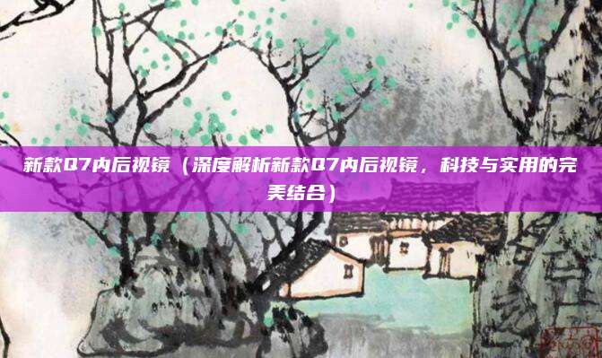 新款Q7内后视镜(深度解析新款Q7内后视镜,科技与实用的完美结合)