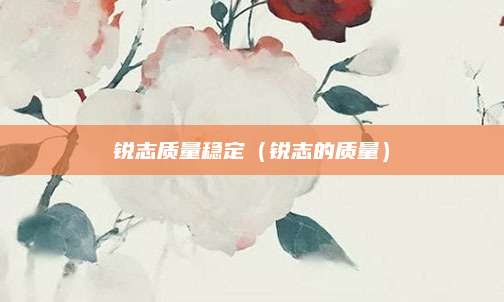 锐志质量稳定(锐志的质量)