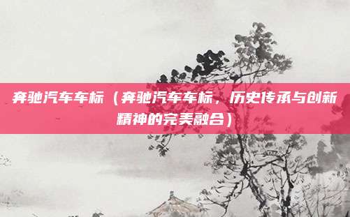 奔驰汽车车标(奔驰汽车车标,历史传承与创新精神的完美融合)