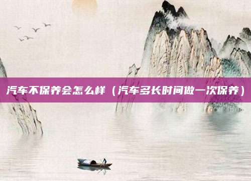 汽车不保养会怎么样(汽车多长时间做一次保养)