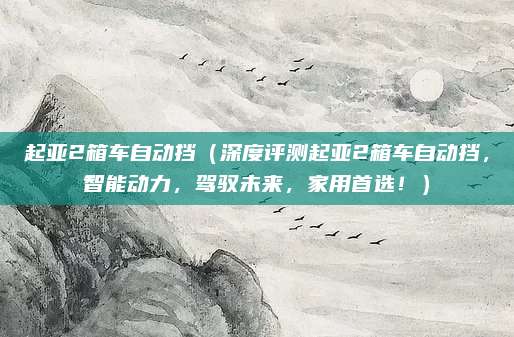 起亚2箱车自动挡(深度评测起亚2箱车自动挡,智能动力,驾驭未来,家用首选!)