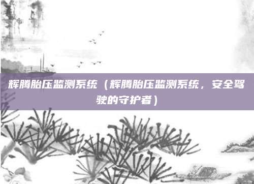 辉腾胎压监测系统(辉腾胎压监测系统,安全驾驶的守护者)