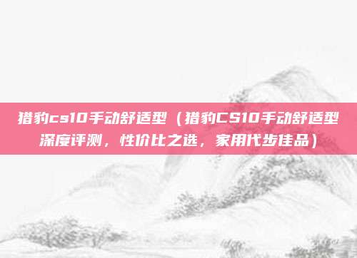 猎豹cs10手动舒适型(猎豹CS10手动舒适型深度评测,性价比之选,家用代步佳品)
