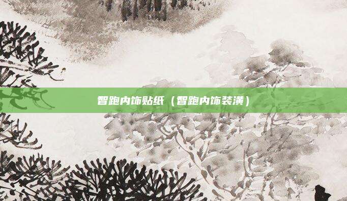 智跑内饰贴纸(智跑内饰装潢)