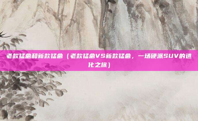 老款猛禽和新款猛禽（老款猛禽VS新款猛禽，一场硬派SUV的进化之旅）