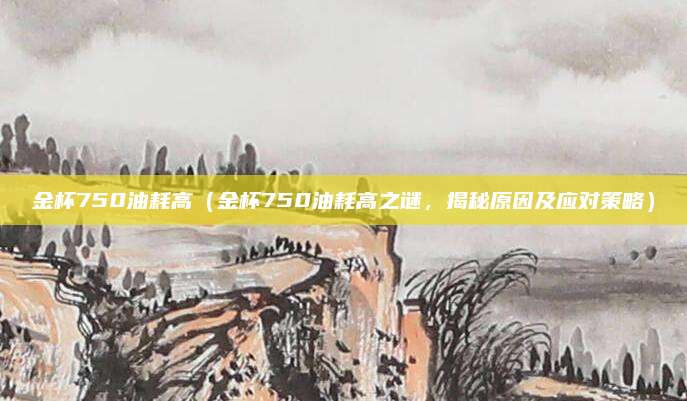 金杯750油耗高（金杯750油耗高之谜，揭秘原因及应对策略）
