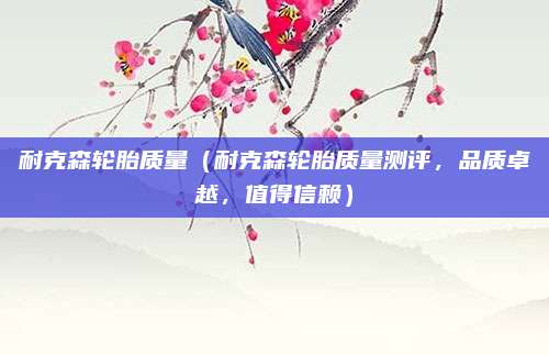 耐克森轮胎质量（耐克森轮胎质量测评，品质卓越，值得信赖）
