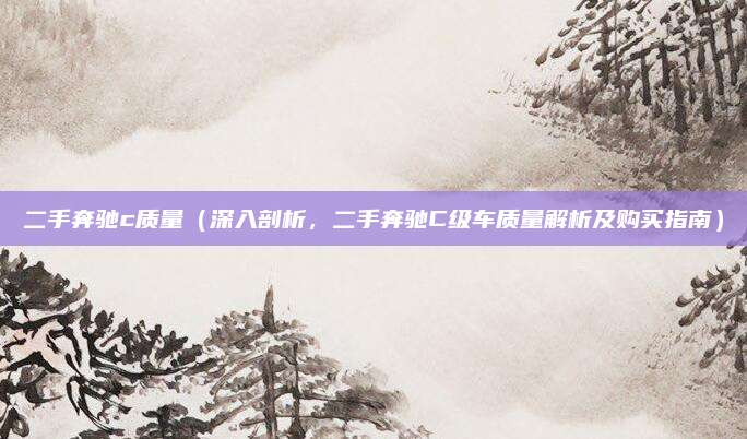 二手奔驰c质量（深入剖析，二手奔驰C级车质量解析及购买指南）