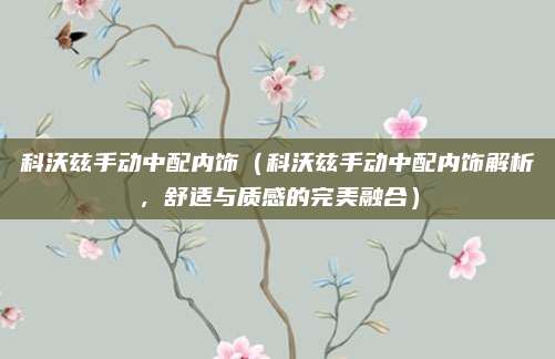 科沃兹手动中配内饰（科沃兹手动中配内饰解析，舒适与质感的完美融合）