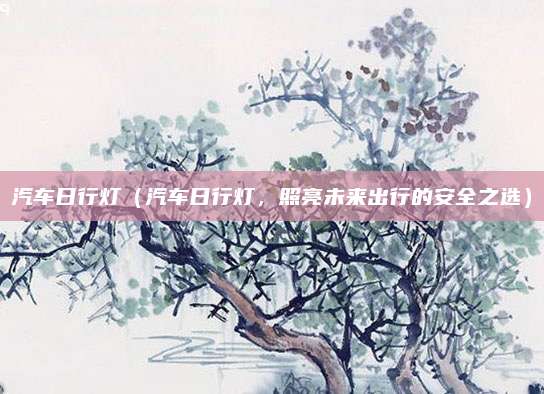 汽车日行灯（汽车日行灯，照亮未来出行的安全之选）